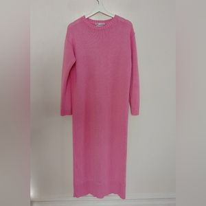 Zara Long Dress Small Cotton Warm